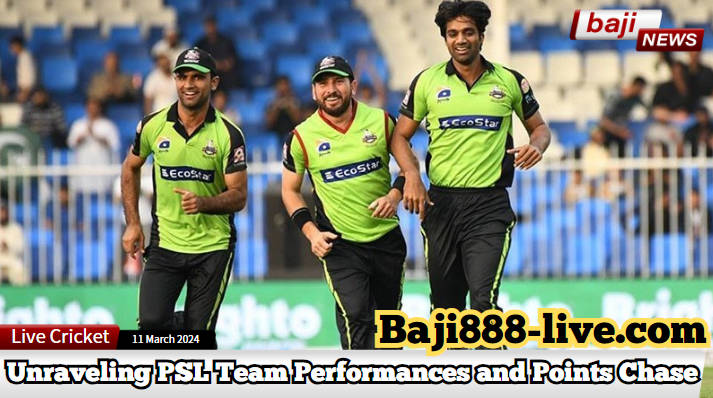 Sensational Twists in the 2024 Pakistan Super League: Unraveling PSL Team Performances and Points Chase